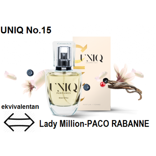 UNIQ No.15  odgovara Lady Million-PACO RABANNE (50 ml)