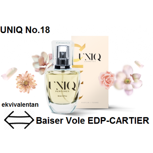 UNIQ No.18  odgovara Baiser Vole EDP-CARTIER (50ml)