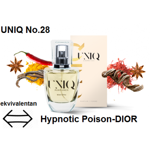 UNIQ No.28  odgovara Hypnotic Poison-DIOR -50 ml