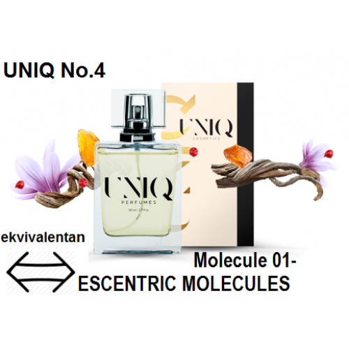 UNIQ No.04  odgovara Molecule 01 -ESCENTRIC MOLECULES - 50 ml